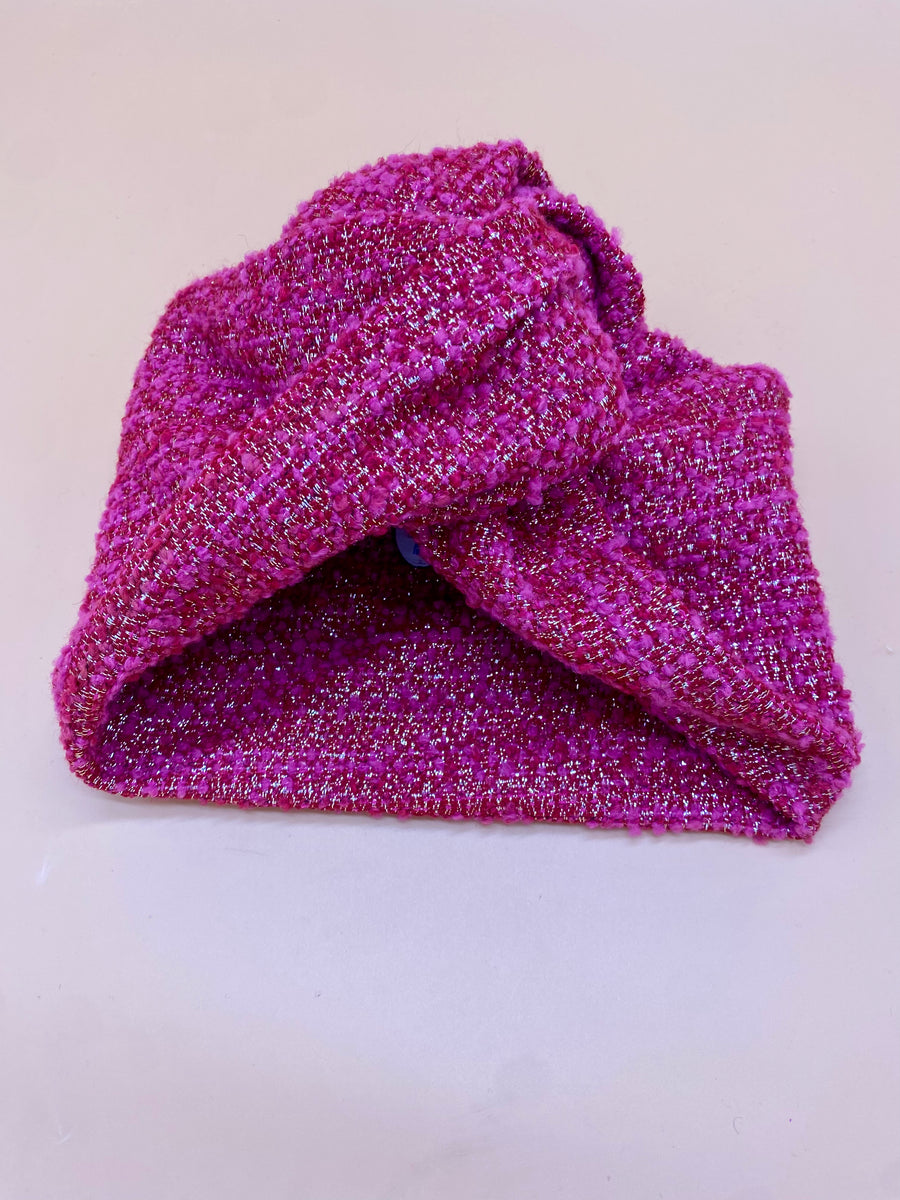 Turban Premium Tweed fuchsia