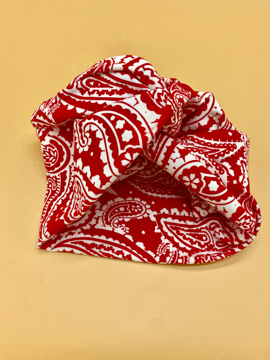 Turban Bandana rouge