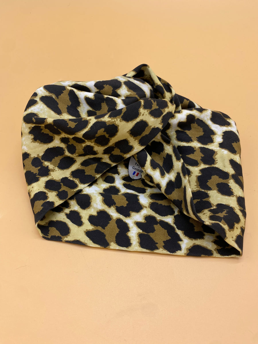 Turban Coton Leopard