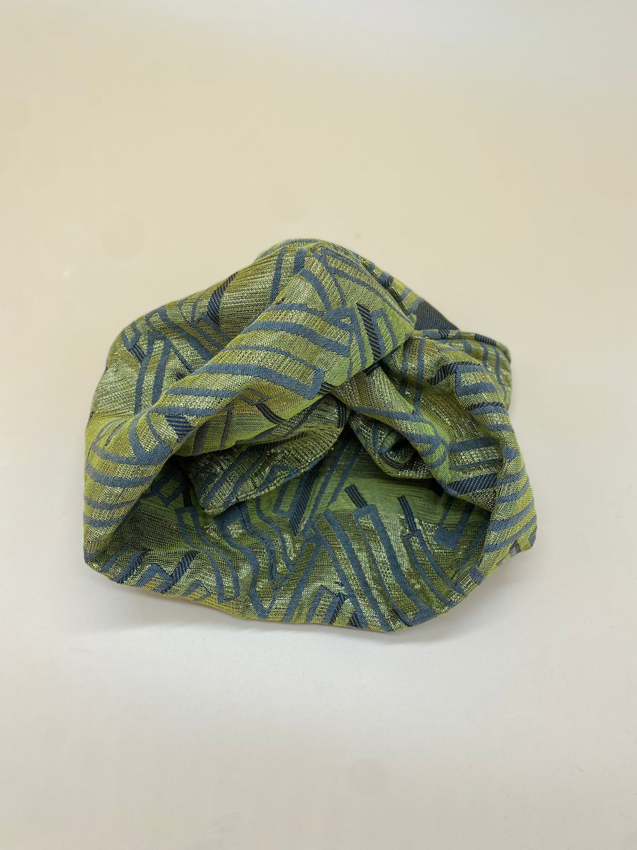 Turban Jacquard Or